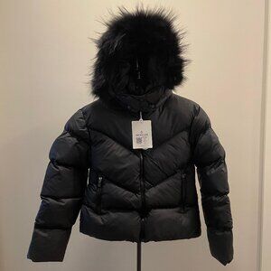 MONCLER WOMEN'S NEW CASUAL PUFFER HOODIE JACKET SIZE:5